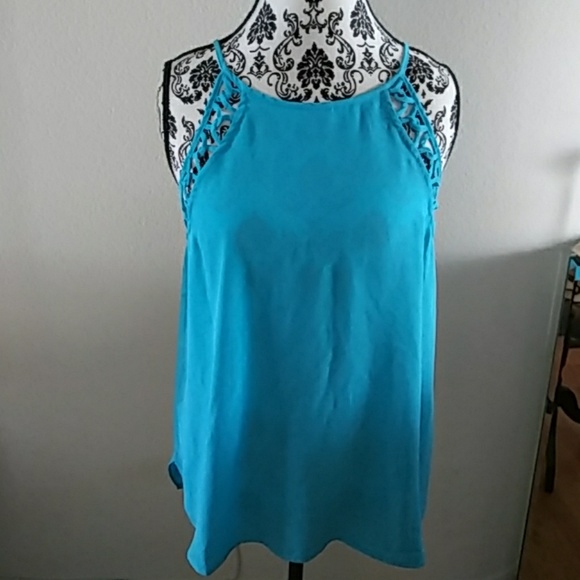 Naked Zebra Tops - Teal Colored Blouse